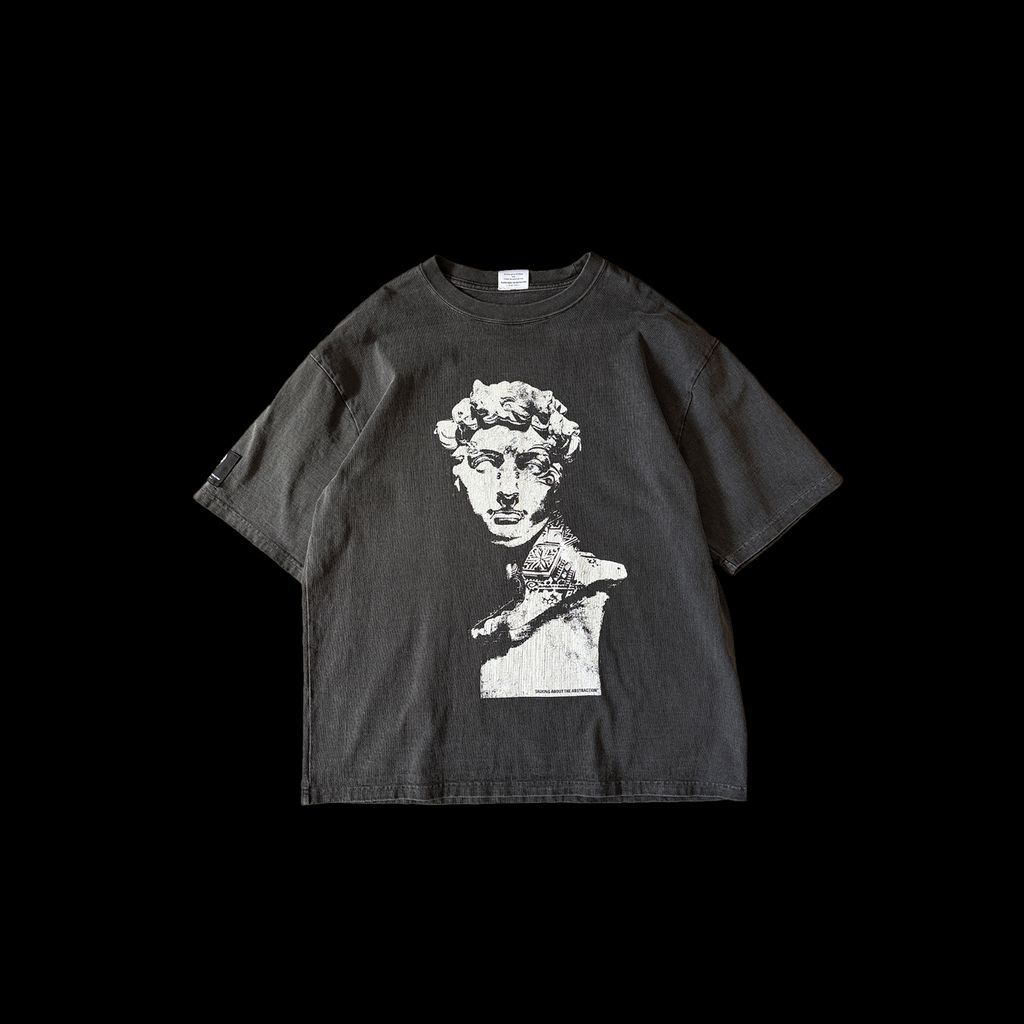 TALKING ABOUT THE ABSTRACTION MICHELANGELO Tee|maroon.webstore