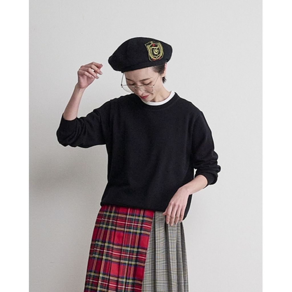 【予約商品】THOMAS MAGPIE 2263710 12G Plain Knit｜maroon.webstore