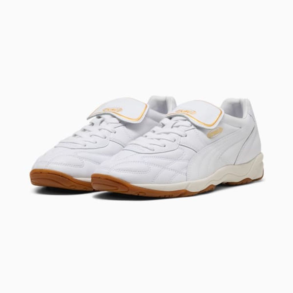 PUMA メンズ 第一人者 インドア スニーカー(PUMA White-Frosted Ivory)