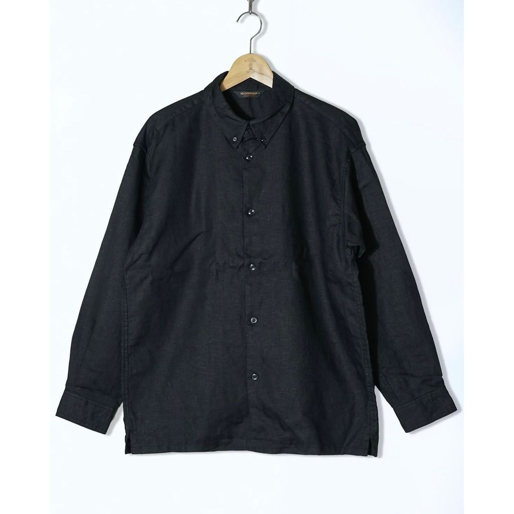 ANDFAMILYS Linen B.D. Shirts L/S｜maroon.webstore