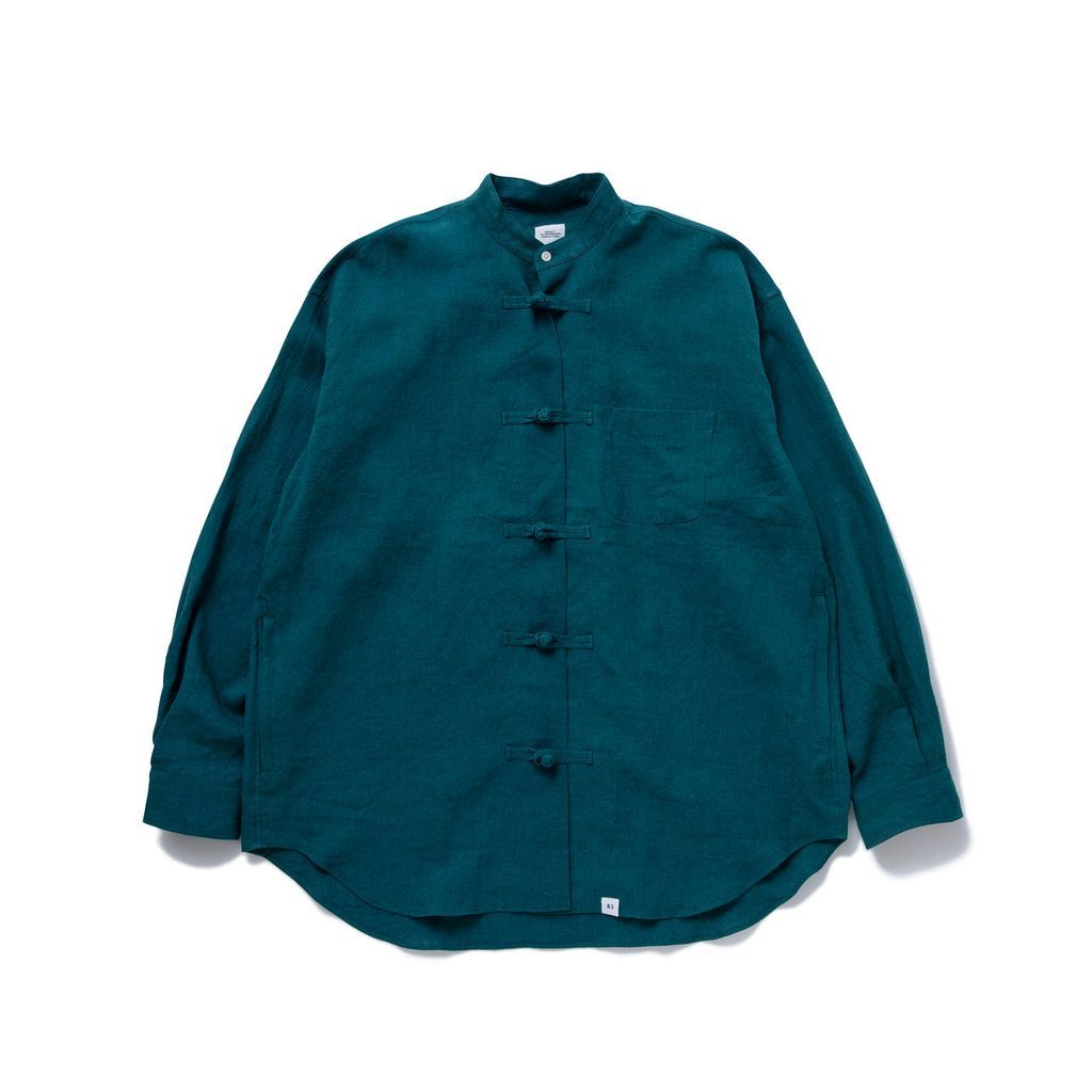 BEDWIN & THE HEARTBREAKERS L/S CHINA BIG SHIRT "SUNG"｜maroon.webstore