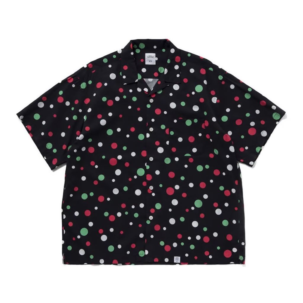 BEDWIN & THE HEARTBREAKERS S/S OPEN COLLAR ALOHA SHIRT "ROGERS"｜maroon.webstore