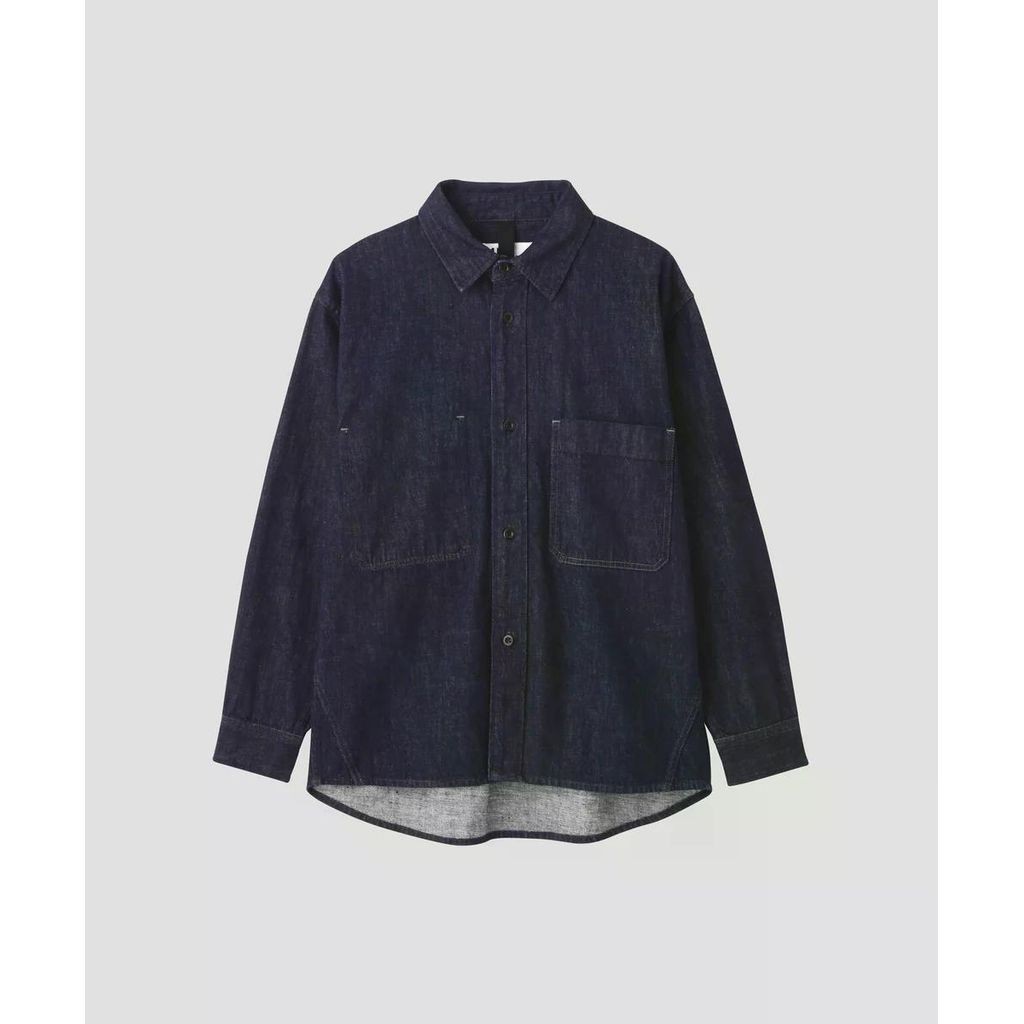 MHL. CANTON LIGHT DENIM SHIRT カジュアルシャツ-トップス-メンズファッション