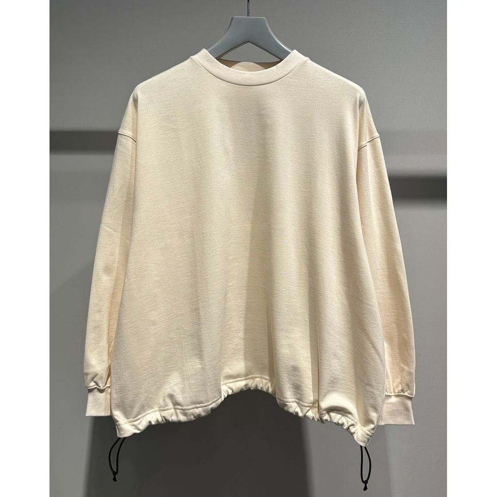 【MADE IN JAPAN】LINEAGE BALLON SOLID L/S TEE（KINARI）｜maroon.webstore