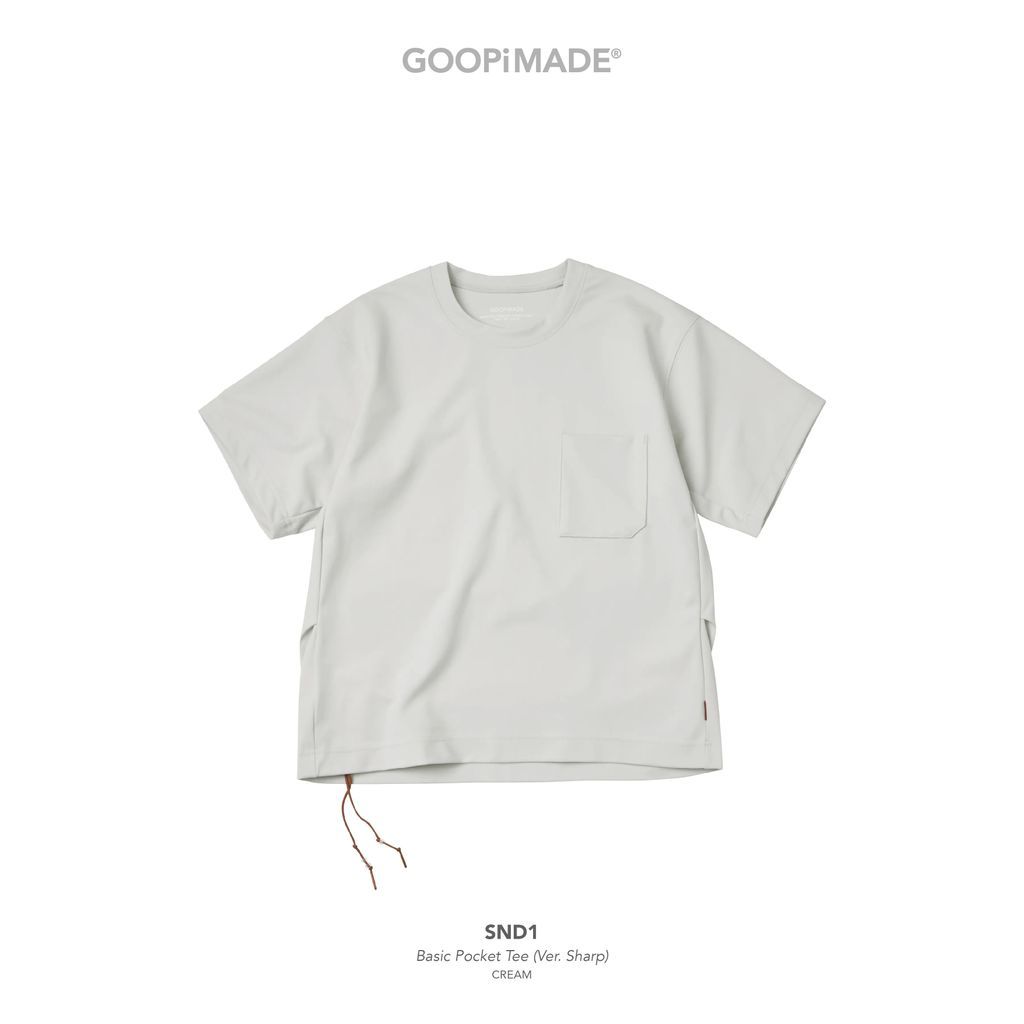 GOOPiMADE SND1 - Basic Pocket Tee (Ver. Sharp) ｜maroon.webstore 9,075円