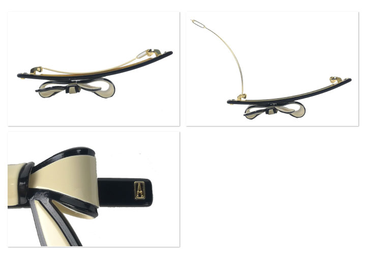 Alexandre De Paris アレクサンドル ドゥ パリ Barrette Auto 10cm 10 126 03 バレッタ ヘアアクセサリー レディース 髪留め Marquee Napierprison Com