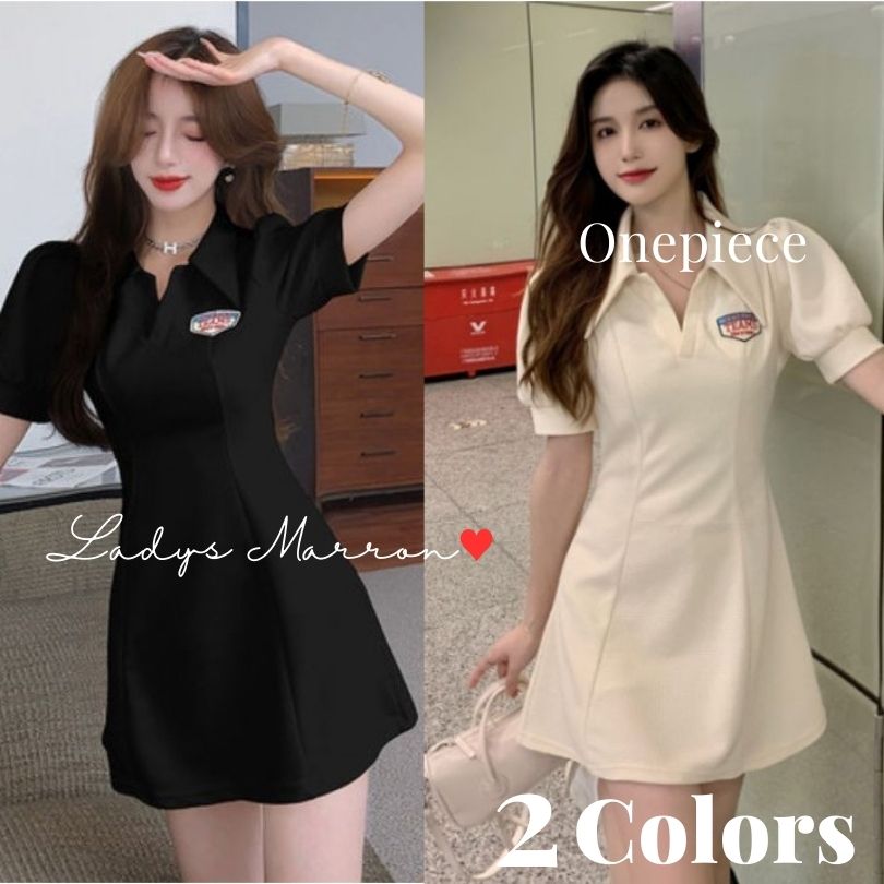 楽天市場】 ワンピース 半袖 ポロワンピース レディース ミニ ミセス