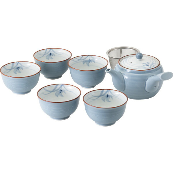 亮秀窯 七宝紋 田代亮秀造 茶器揃 6点 亮秀窯 七宝紋 田代亮秀造 茶器揃 6点