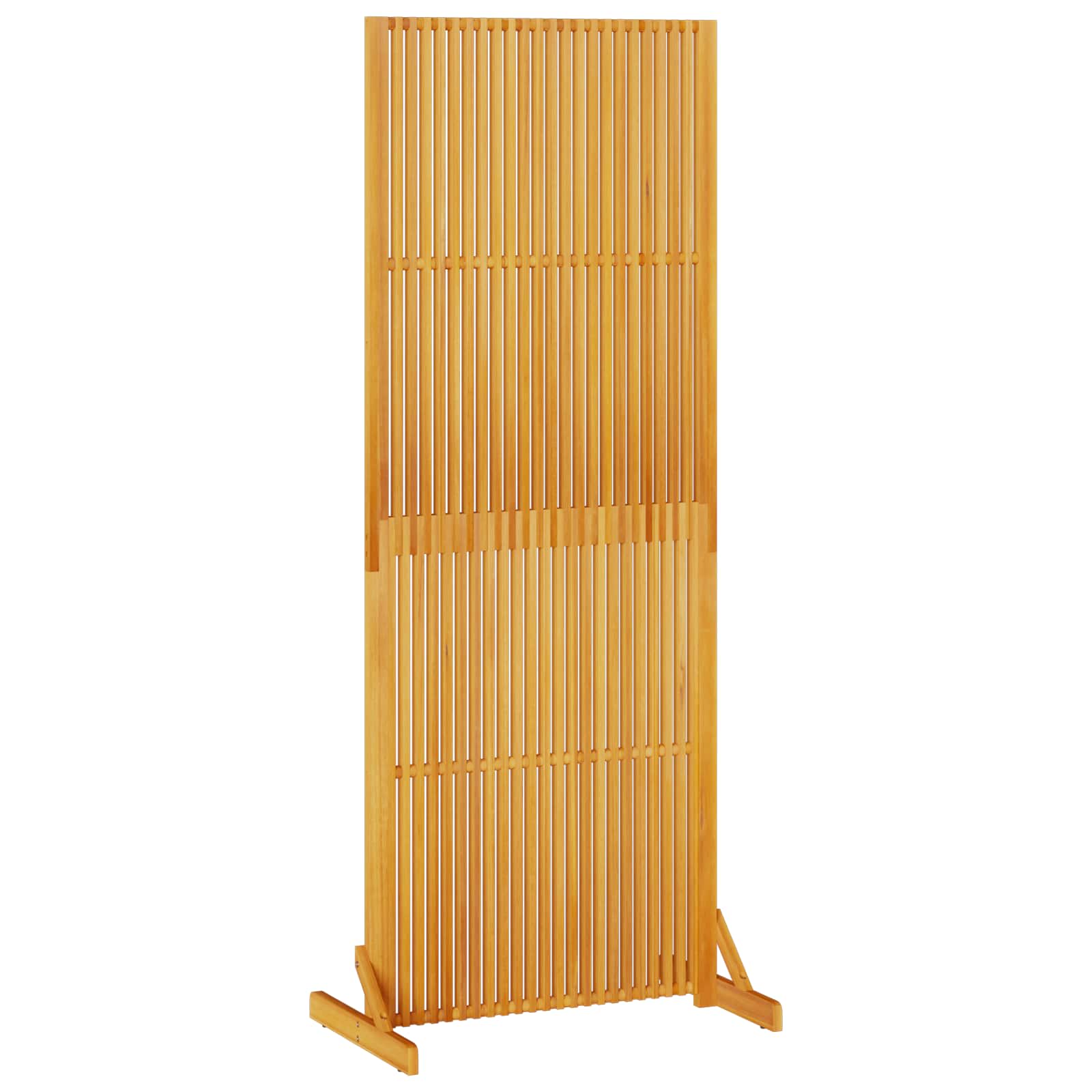 vidaXL プライバシースクリーン ブラウン 79.5 x 50 x 200 cm ソリッドアカシアウッド｜BONATHIA