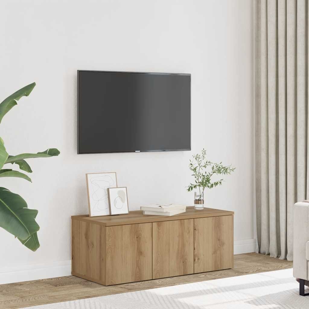 vidaXL TVキャビネット アーティザンオーク 80x34x30 cm エンジニアードウッド｜BONATHIA 8,998円