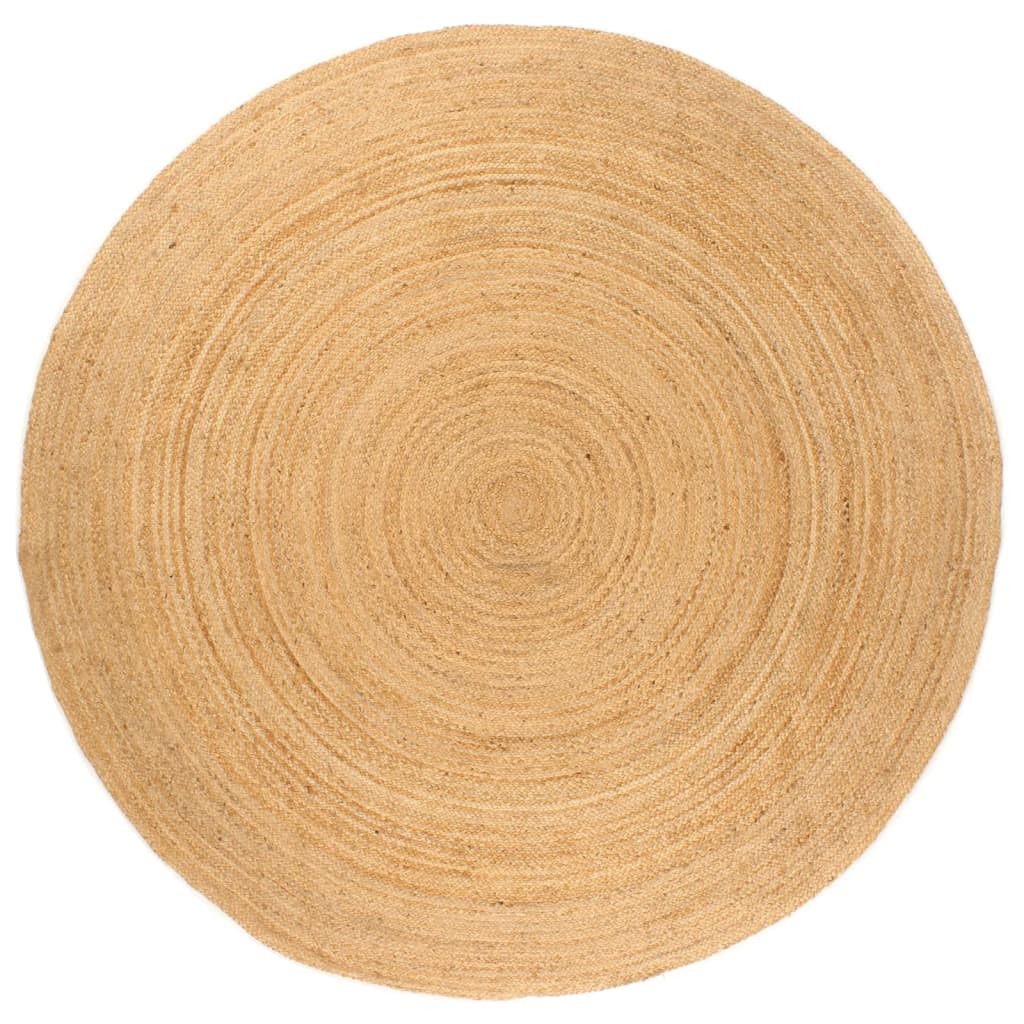vidaXL エリアラグ 編み込みジュート 240cm 円形｜BONATHIA