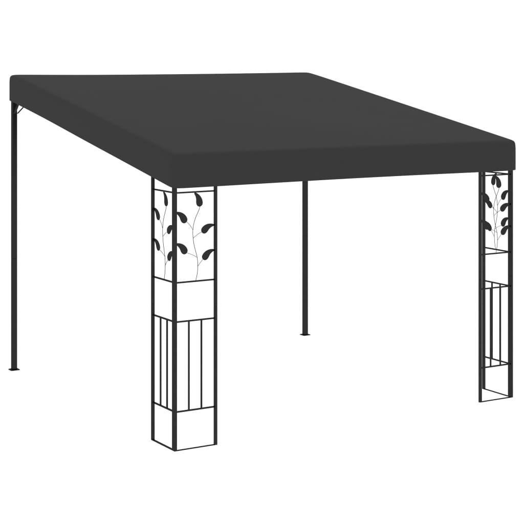 vidaXL 壁面取付型 ガゼボ 3x3x2.5m アントラシート｜BONATHIA