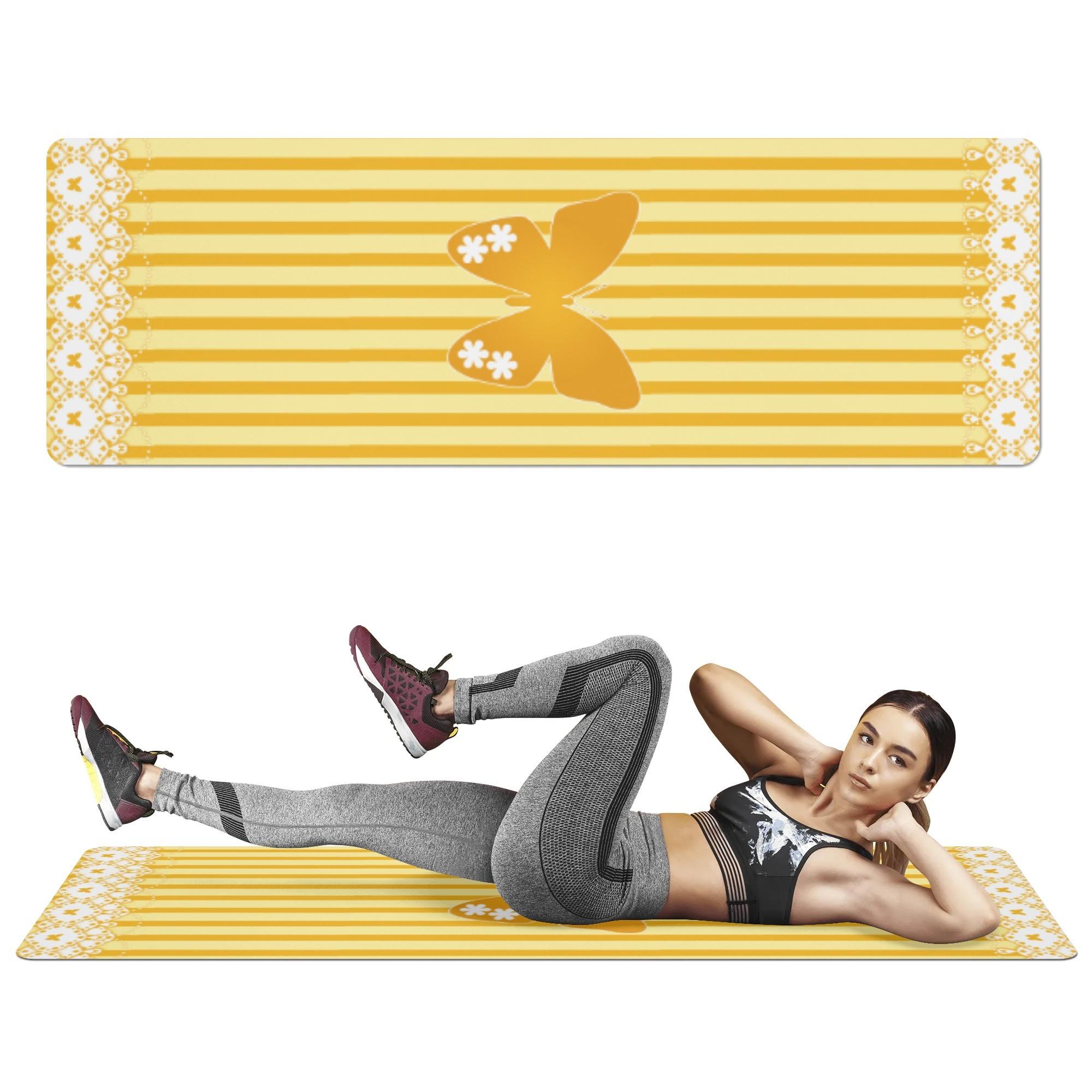 楽天市場】お得なクーポン 送料無料 マーブル模様 ヨガマット ユニ