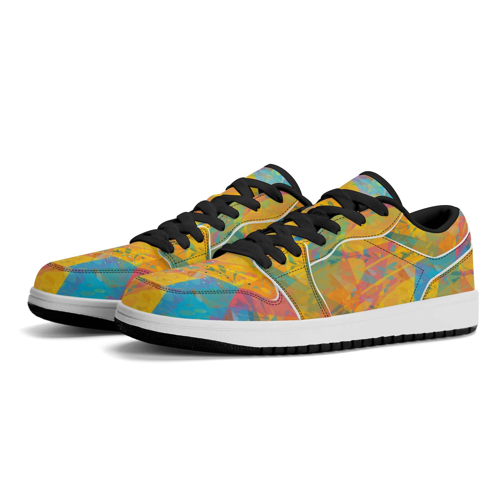 お得な引き換え証 貨物輸送無料 生い茂る夏止めそかねつる メンズローカットレザースニーカー メンズ シューズ 作物 ボタニカル 草木 派手 葉 botanical