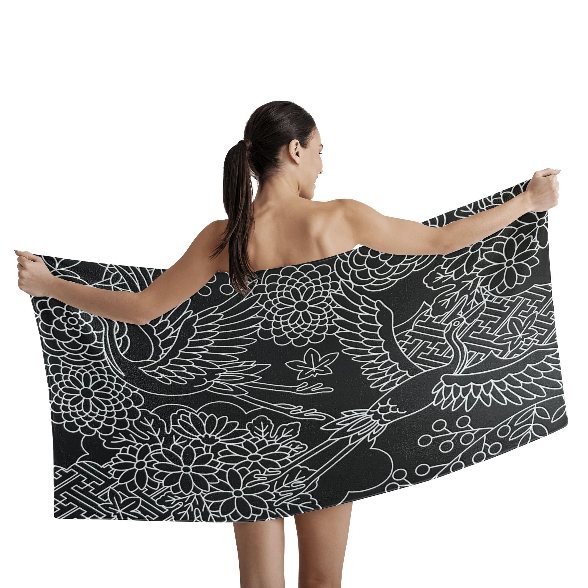 楽天市場】【在庫限り】シャーリングバスタオル 連獅子 約80