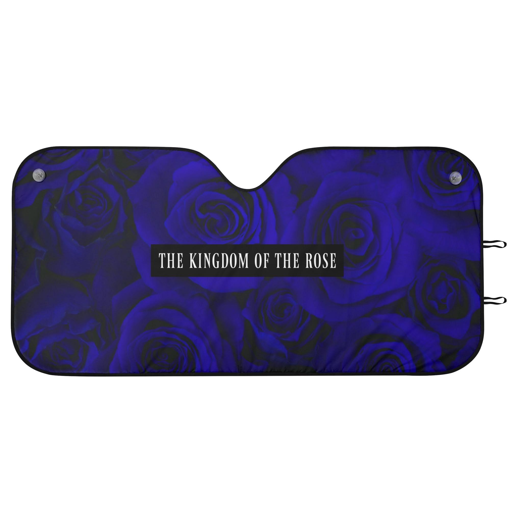 お得なクーポン 送料無料 BLUE ROSE | THE KINGDOM OF ROSE サンシェード ユニセックス ホームデコレーション 全て 花 かっこいい 薔薇 ロック ★★★画像