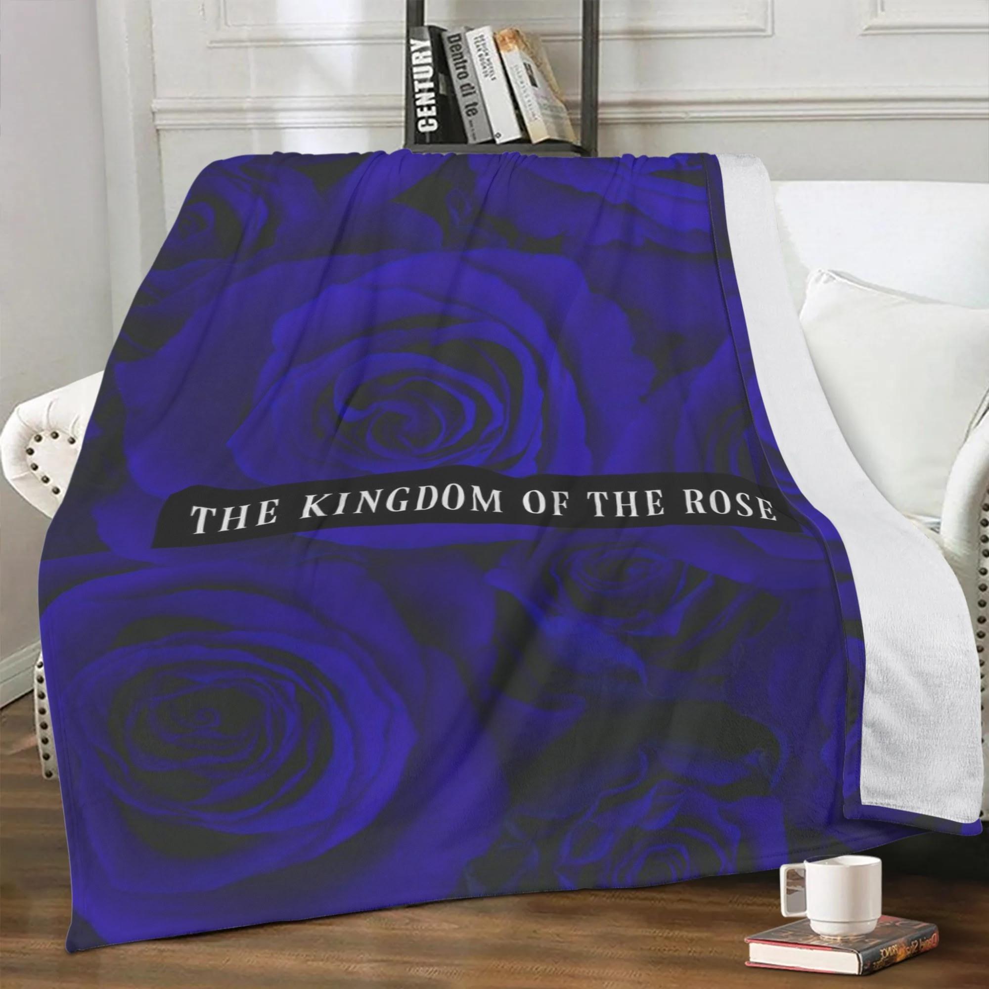 お得な引き換え証 貨物輸送無料 BLUE ROSE | THE KINGDOM OF ROSE 毛布 ユニ一発やる 介護ホーム飾りつけ 総べて 花 かっこいい ローズ 鍵を掛ける ★★★