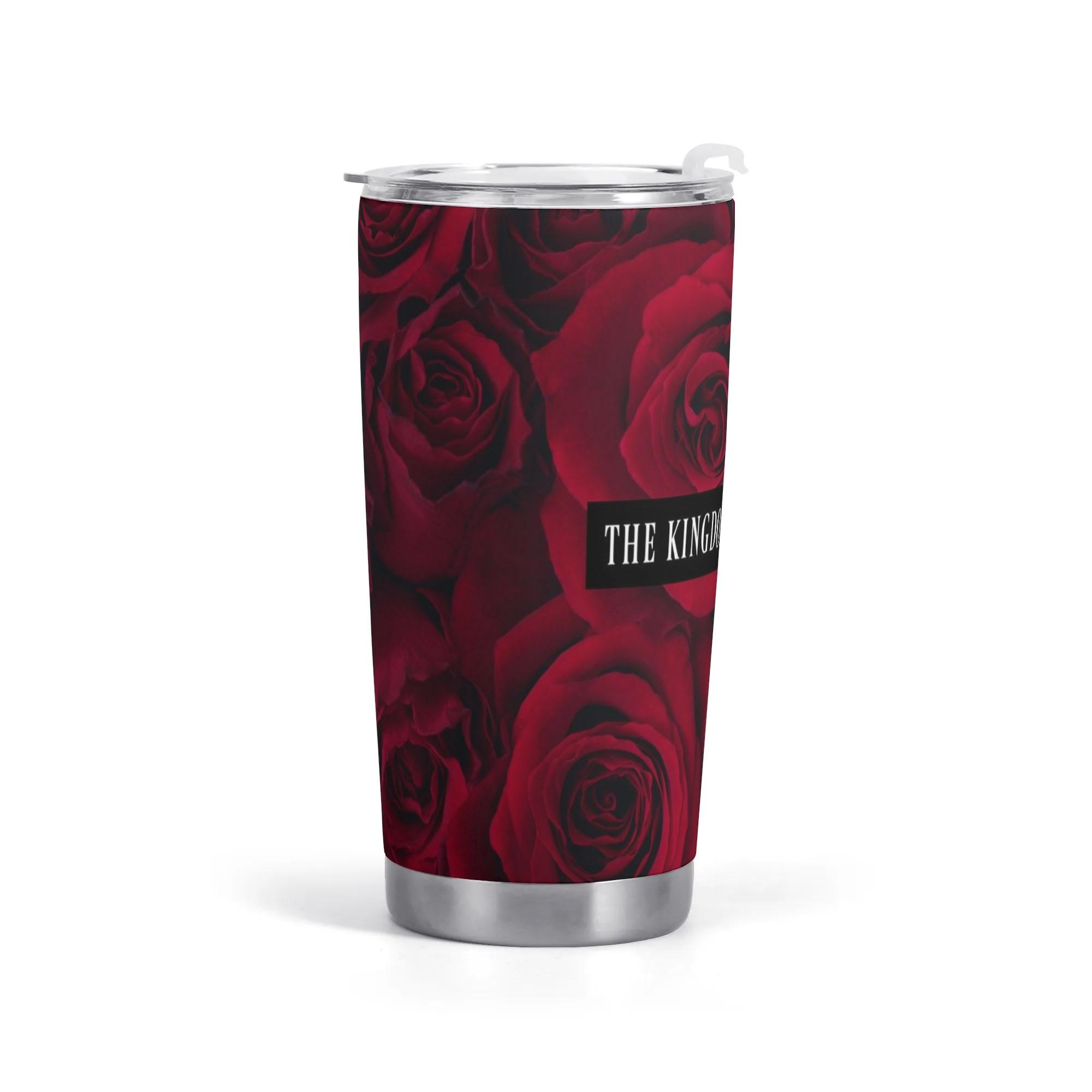 お得なクーポン 送料無料 RED ROSE | THE KINGDOM OF ROSE タンブラー ユニセックス アクセサリー 全て 花 かっこいい 薔薇 ロック ★★★画像