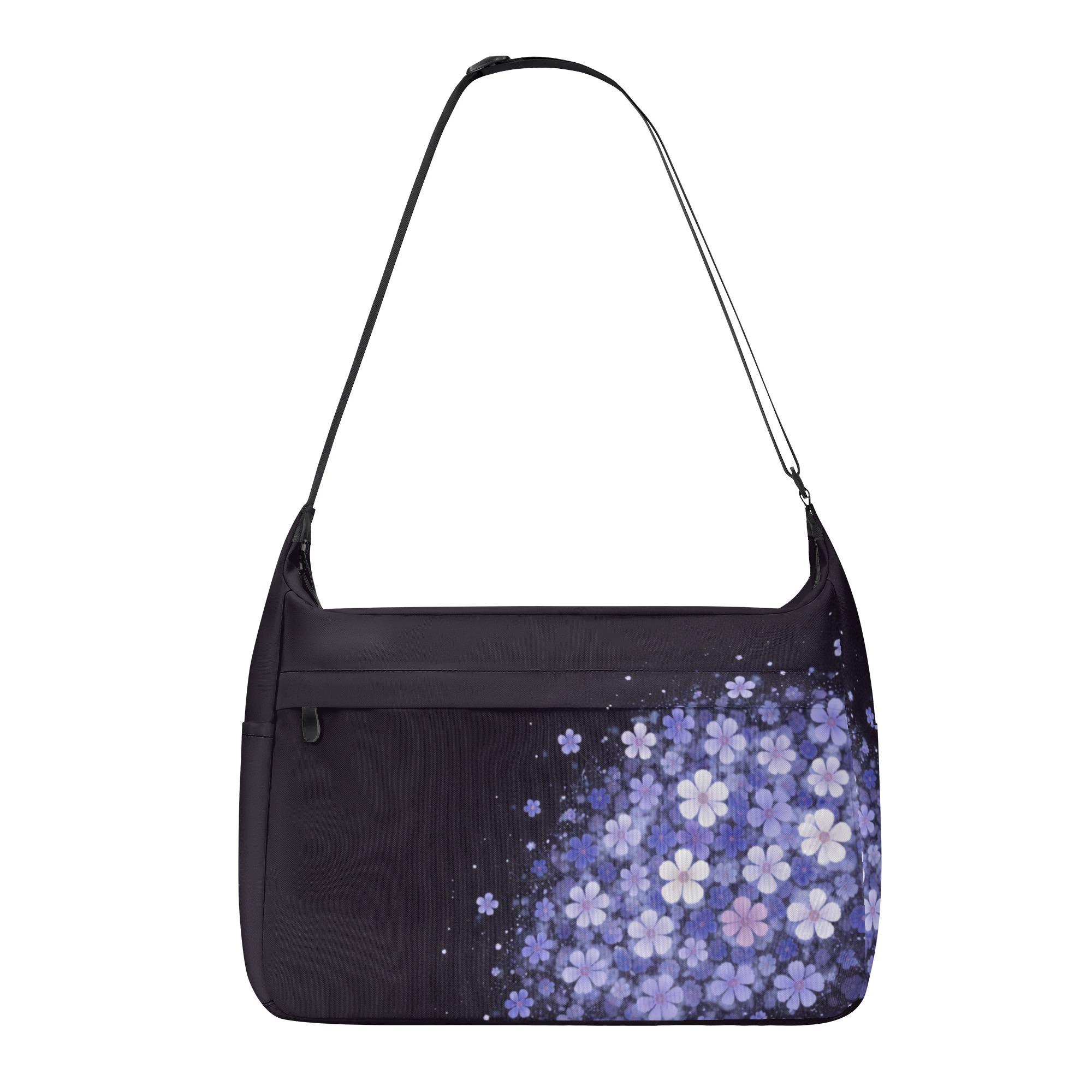 お得なクーポン 送料無料 Blooming at Night(ショルダーバッグ) ショルダーバッグ ユニセックス バッグ アート #花 #大人可愛い #上品 #やさしい #癒し #ナチュラル lbl ★★★