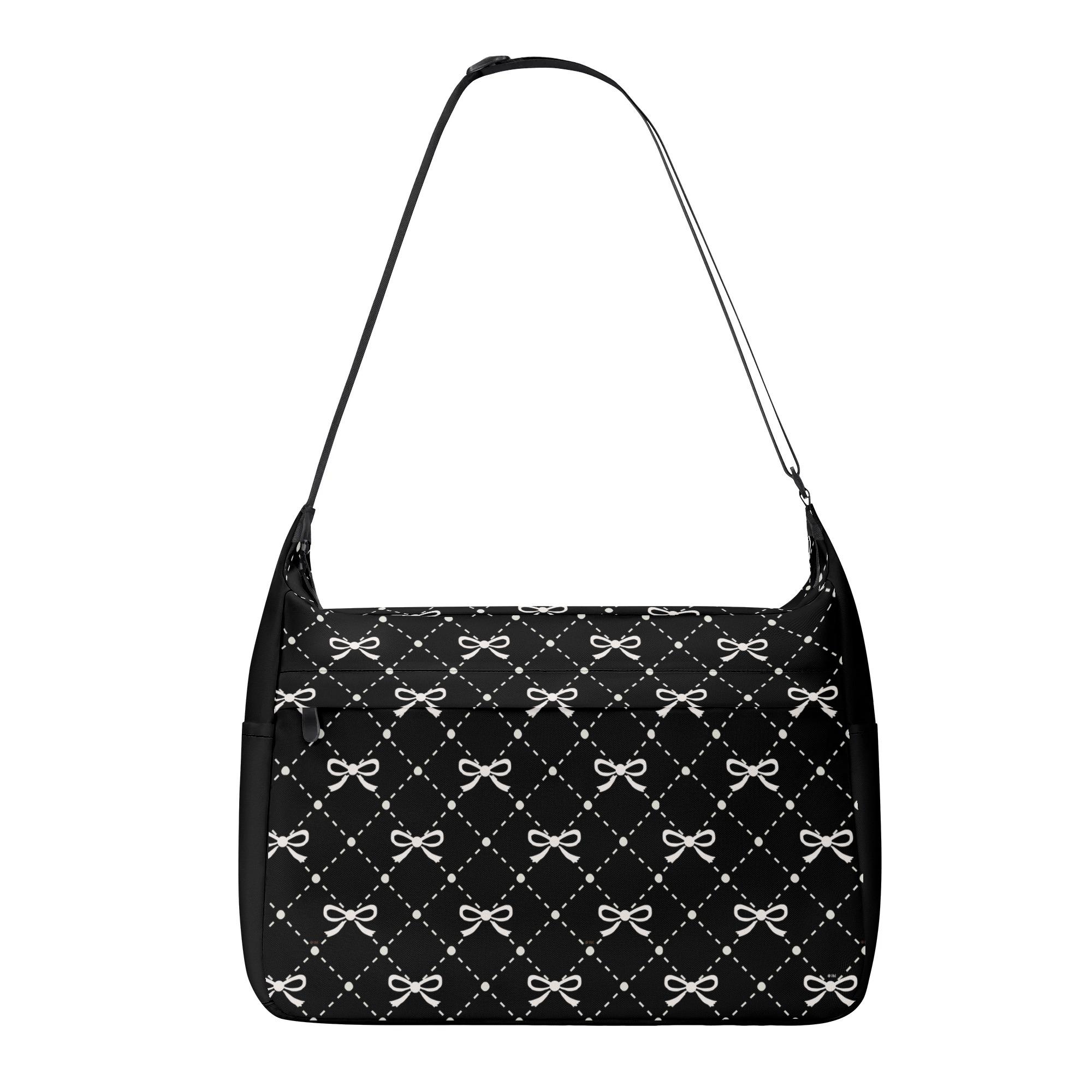 お得なクーポン 送料無料 RIBBON【BLACK】(ショルダーバッグ) ショルダーバッグ ユニセックス バッグ 全て #リボン #ribbon #モノトーン #総柄 #大人かわいい #ガーリー lbl ★★★