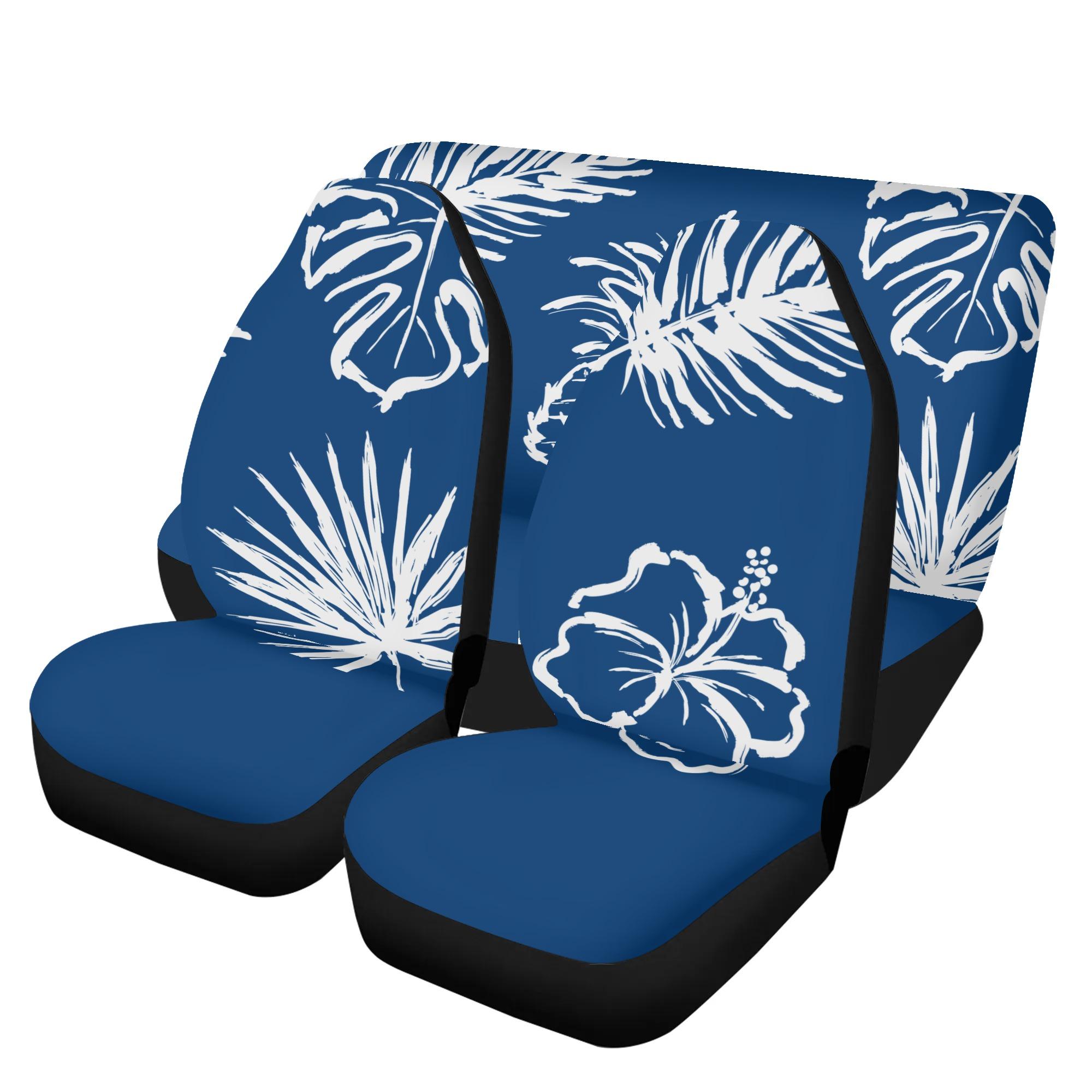 お得なクーポン 送料無料 Tropical Sketch(カーシートカバーセット) カーシートカバーセット ユニセックス ホームデコレーション 全て #南国 #トロピカル #ボタニカル #インディゴ #テキスタイル