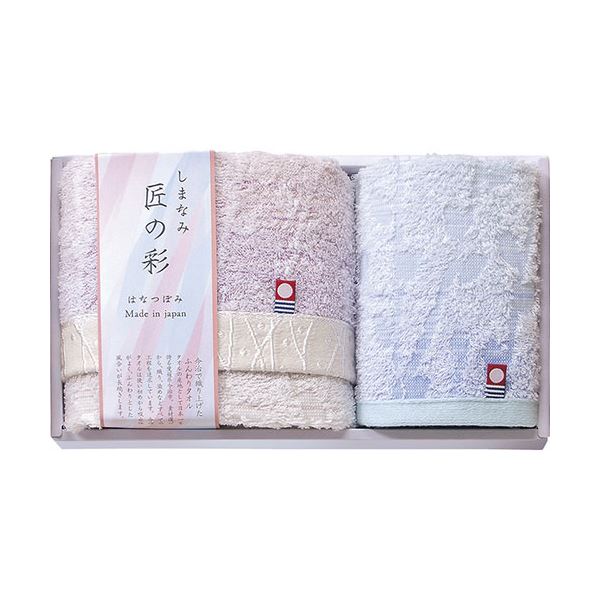 【5セット】 しまなみ匠の彩 花つぼみ フェイスタオル&ウォッシュタオル B1053557X5