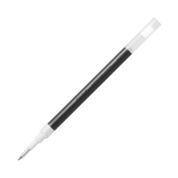 （まとめ） パイロットゲルインキボールペン ジュース専用替芯 極細0.5mm ブラック LP2RF-8EF-B 1セット（10本） 【×5セット】