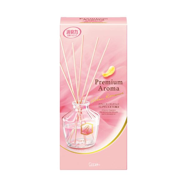 （まとめ） エステー玄関・リビング用 消臭力 Premium Aroma Stick アーバンロマンス 本体 50mL 1個 【&times;10セット】｜BONATHIA