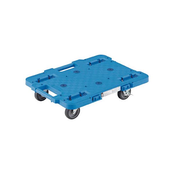 TRUSCO伝達ルートヴァン 400×600 4輪自在 S付 青 MPB-600JS-B 1台