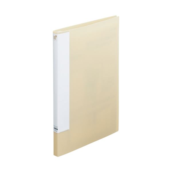 リヒトラブ CUBE FIZZクリヤーブック(サイドベンツ) A4タテ(見開きA3) 40ポケット(20シート) ベージュ N-6004-161セット(10冊) 7,407円