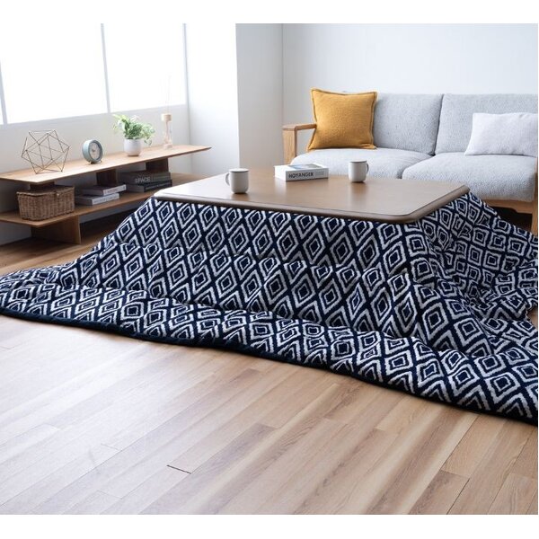 こたつ布団 薄掛 ハミナ NV ネイビー 約200×250cm【代引不可】|BONATHIA