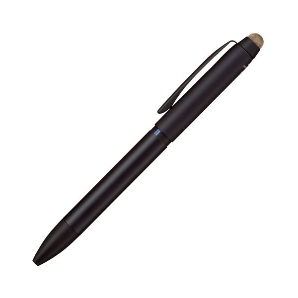 （まとめ） 三菱鉛筆ジェット機流れ スタイラス 3色ボールペン＆タッチペン 0.5粍 （軸色：黒いこと） SXE3T24005P241本 【×3書き割り】