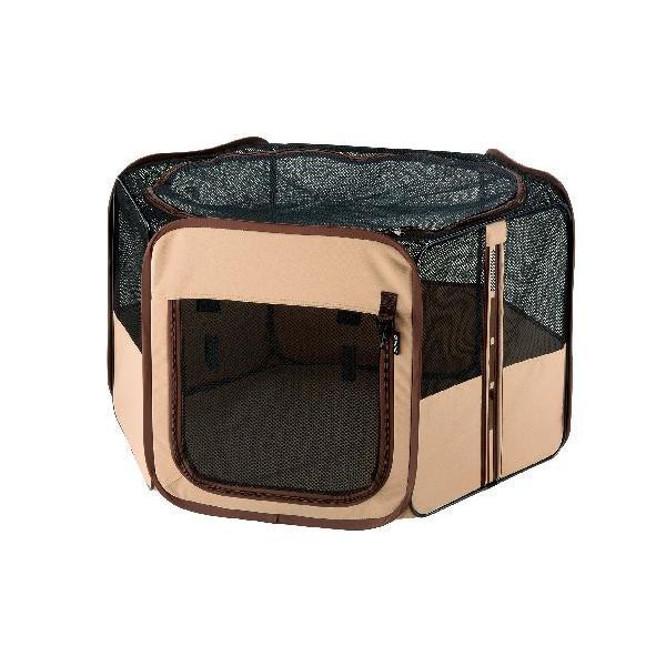 たためるペットサークル 90-90 ブラウン (ペット住関連用品/ケイジ・サークル/犬用ケイジ)|BONATHIA