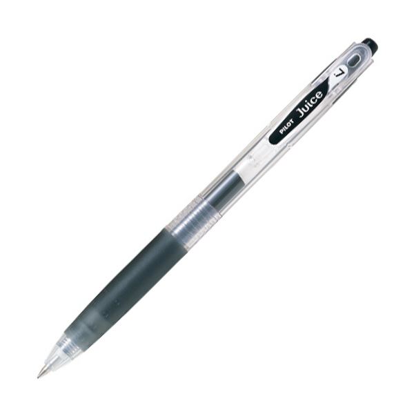 （まとめ） パイロットゲルインキボールペン ジュース 細字0.7mm ブラック LJU-10F-B 1セット（5本） 【&times;10セット】｜BONATHIA