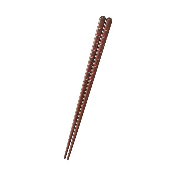 （まとめ） イシダ 食洗箸並木 210mm 1膳 【×10セット】