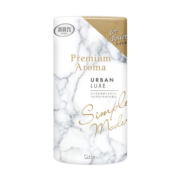 （まとめ） エステートイレの消臭力 Premium Aroma アーバンリュクス 400mL 1仕掛ける（3個） 【×5仕掛ける】 消臭剤・芳香剤-日用消耗品