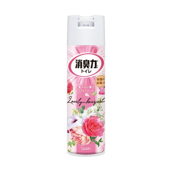 （まとめ） エステートイレの消臭力スプレー ラブリーブーケ 365mL 1セット（3本） 【×5セット】