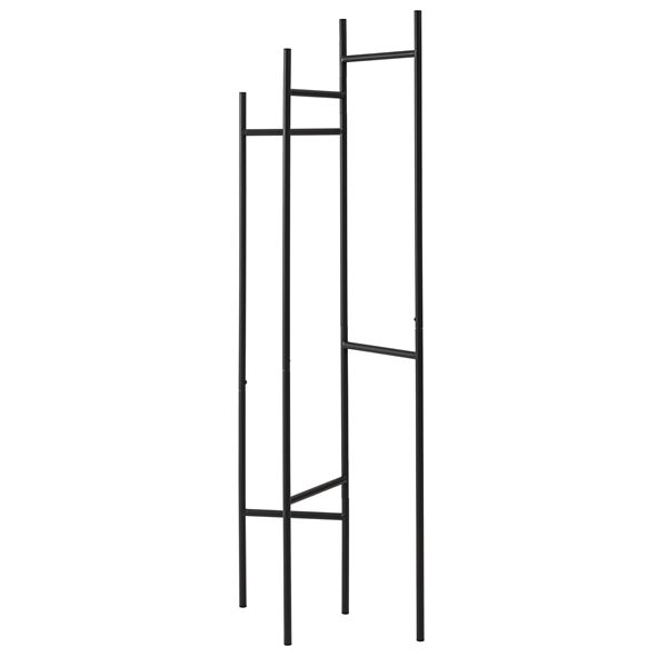 ハンガー 約W58×D30×H161cm ダークグレー 組立式