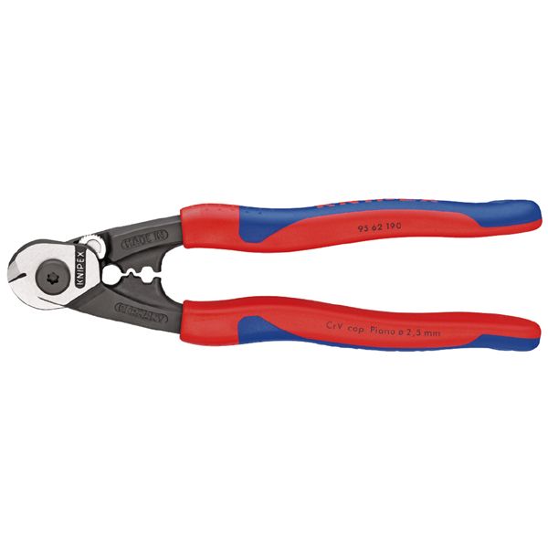 KNIPEX クニペックス ワイヤーロープカッター コンフォート 全長190mm 9562-190