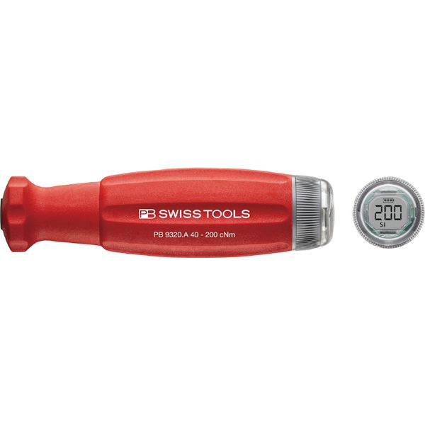 PB SWISS TOOLS ピービースイスツールズ デジタルトルクハンドルV02 トルク調整範囲（Nm）0.4-2.0 9320.A0.4-2.0JCBB