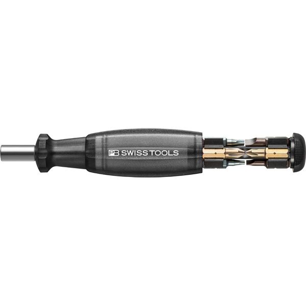 PB SWISS TOOLS ピービースイスツールズ マルチクラフト C6ドライバービットビット8本組 差替式ドライバー インサイダー ブラック 6464.BLACK