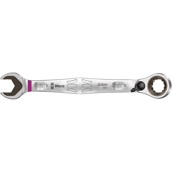 WERA ヴェラ ズボン下 ラチェットレンチ JOKER 鍵部内部口幅14粍 全長187粍 020069 物の具 物の具 DIY やり方物の具 御先棒
