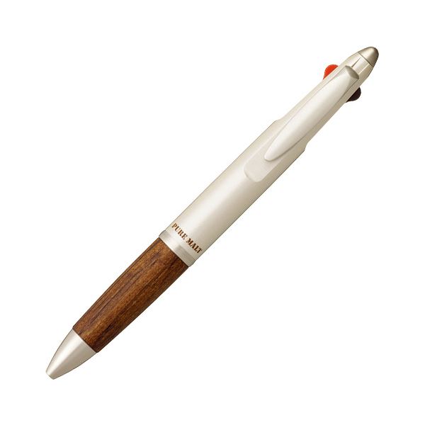 （まとめ） 三菱鉛筆多機能ペン ピュアモルト 0.7mm （軸色：ダークブラウン） MSXE310050722 1本 【×5セット】