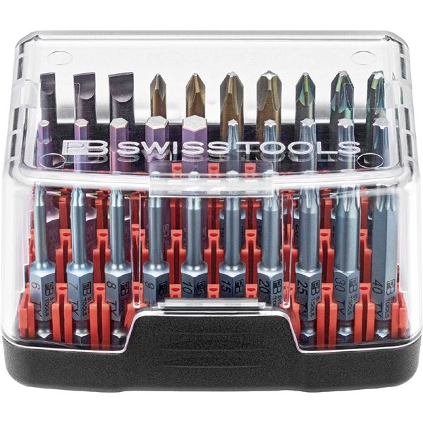 PB SWISS TOOLS ピービースイスツールズ 段付ビット30本組書き割り ボックス席容れもの付 E6.790BB
