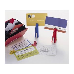 (まとめ)エレコム なっとく名刺(標準・上質紙・ホワイト) MT-JMC1WN【×10セット】