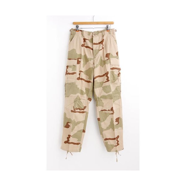 アメリカ軍 BDU カーゴパンツ Mサイズ 3カラーデザート リップストップ YN521007 レプリカ ミリタリーパンツ 軍モノ 迷彩服