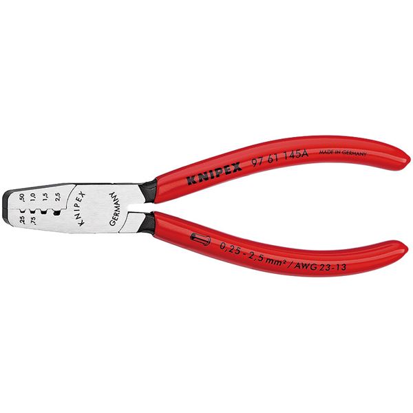 KNIPEX クニペックス 9761-145A エンドスリーブ用 圧着ペンチ SB 工具 ツール DIY 作業工具 道具