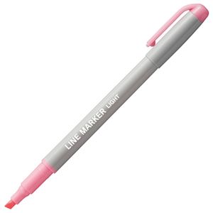 （まとめ） TANOSEE 蛍光マーカー シングルタイプ（キャップ式） ライトピンク 1本 【&times;100セット】｜BONATHIA