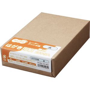 （まとめ） TANOSEE レーザ印刷機用 私製絵はがき大きさ質問用紙 水 1冊（200枚） 【×10仕掛ける】