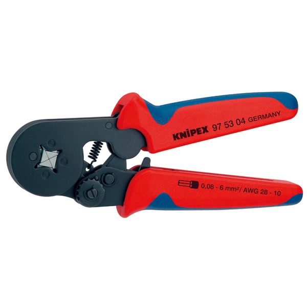 KNIPEX クニペックス 9753-04 ワイヤーエンドスリーブ 圧着プライヤー SB 手道具 物の具 DIY やり方手道具 御先棒